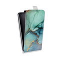 Дизайнерский вертикальный чехол-книжка для Iphone 12 Mini Мраморные узоры