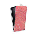 Дизайнерский вертикальный чехол-книжка для LG G7 Fit Мраморные узоры