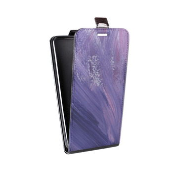 Дизайнерский вертикальный чехол-книжка для Samsung Galaxy Core Lite Мазки краски (на заказ)