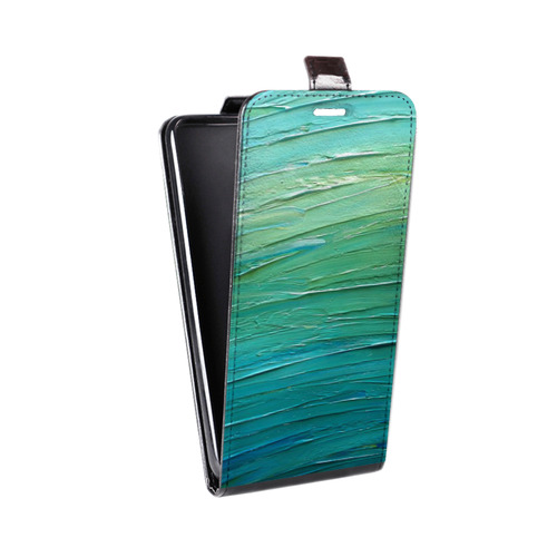 Дизайнерский вертикальный чехол-книжка для HTC Desire 200 Мазки краски