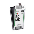 Дизайнерский вертикальный чехол-книжка для Realme 7 Pro Авиабилеты