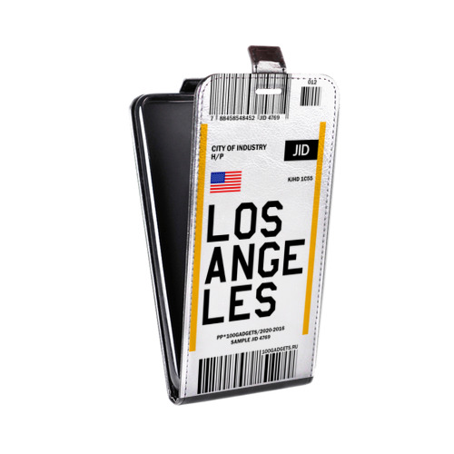 Дизайнерский вертикальный чехол-книжка для Samsung Galaxy A50 Авиабилеты