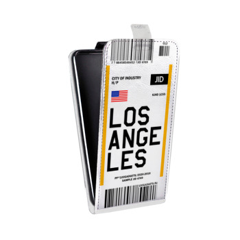 Дизайнерский вертикальный чехол-книжка для Samsung Galaxy S8 Plus Авиабилеты (на заказ)