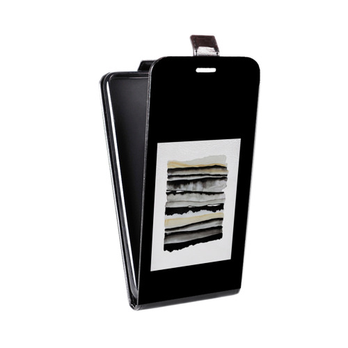 Дизайнерский вертикальный чехол-книжка для Lenovo S650 Ideaphone Стильные абстракции