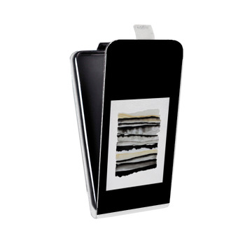 Дизайнерский вертикальный чехол-книжка для Huawei P40 Lite E Стильные абстракции (на заказ)