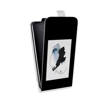 Дизайнерский вертикальный чехол-книжка для BlackBerry KEY2 Стильные абстракции (на заказ)
