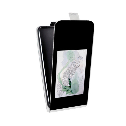 Дизайнерский вертикальный чехол-книжка для Iphone 12 Pro Стильные абстракции