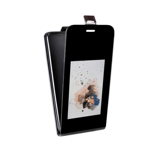 Дизайнерский вертикальный чехол-книжка для Motorola Moto G6 Стильные абстракции