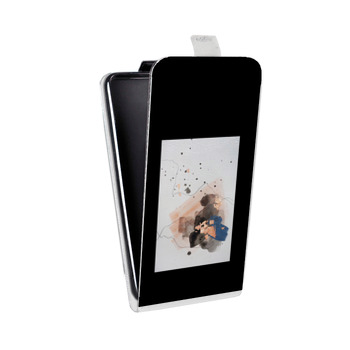 Дизайнерский вертикальный чехол-книжка для Huawei Honor View 10 Стильные абстракции (на заказ)