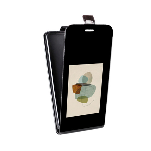 Дизайнерский вертикальный чехол-книжка для LG K4 Стильные абстракции