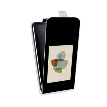 Дизайнерский вертикальный чехол-книжка для Huawei Honor 30i Стильные абстракции (на заказ)