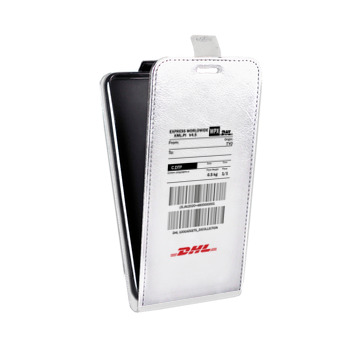 Дизайнерский вертикальный чехол-книжка для Alcatel One Touch Pop D5 DHL (на заказ)