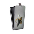 Дизайнерский вертикальный чехол-книжка для Realme 7 Pro Черное золото