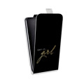 Дизайнерский вертикальный чехол-книжка для OPPO RX17 Pro Черное золото