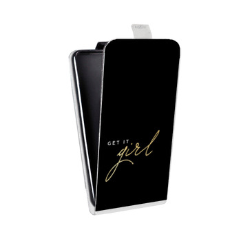 Дизайнерский вертикальный чехол-книжка для Samsung Galaxy Note 2 Черное золото (на заказ)