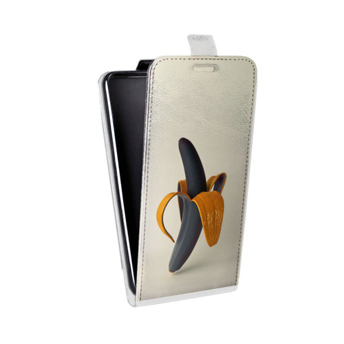 Дизайнерский вертикальный чехол-книжка для Alcatel Shine Lite Черное золото