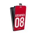 Дизайнерский вертикальный чехол-книжка для Asus ZenFone 4 Max Red White Fans