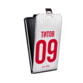 Дизайнерский вертикальный чехол-книжка для LG Optimus G2 mini Red White Fans