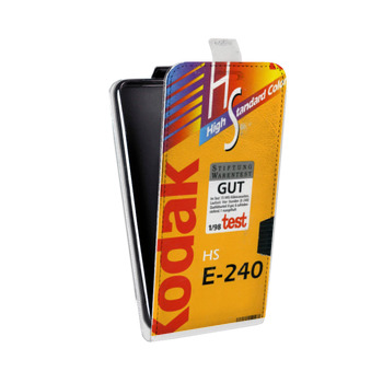 Дизайнерский вертикальный чехол-книжка для Alcatel One Touch Idol 3 (4.7) Кассеты из 90х (на заказ)