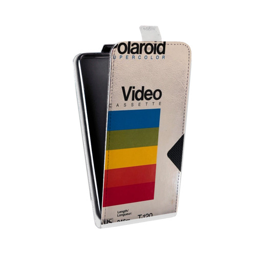 Дизайнерский вертикальный чехол-книжка для Iphone 12 Pro Кассеты из 90х