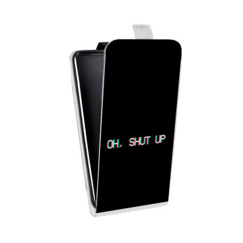 Дизайнерский вертикальный чехол-книжка для Samsung Galaxy S5 (Duos) Минимализм на черном (на заказ)