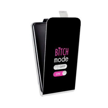 Дизайнерский вертикальный чехол-книжка для Iphone 6/6s Минимализм на черном (на заказ)