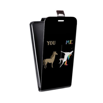 Дизайнерский вертикальный чехол-книжка для OnePlus 5 Минимализм на черном (на заказ)