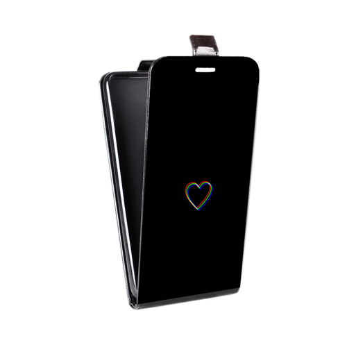 Дизайнерский вертикальный чехол-книжка для Asus ZenFone 4 Max Минимализм на черном
