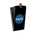 Дизайнерский вертикальный чехол-книжка для Alcatel OneTouch Pop Star NASA