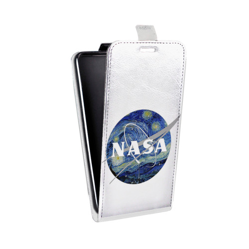 Дизайнерский вертикальный чехол-книжка для Iphone 12 Pro NASA