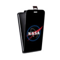 Дизайнерский вертикальный чехол-книжка для HTC Desire 200 NASA