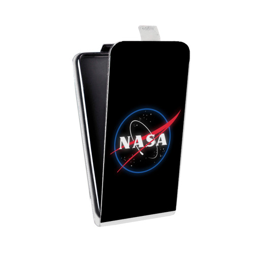 Дизайнерский вертикальный чехол-книжка для Lenovo Moto Z Force NASA