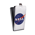 Дизайнерский вертикальный чехол-книжка для Samsung Galaxy A50 NASA