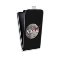 Дизайнерский вертикальный чехол-книжка для Nokia 7 NASA