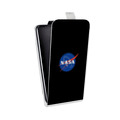 Дизайнерский вертикальный чехол-книжка для HTC Desire 601 NASA