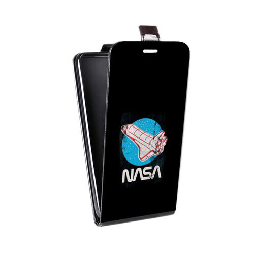 Дизайнерский вертикальный чехол-книжка для Sony Xperia XZ NASA