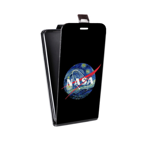 Дизайнерский вертикальный чехол-книжка для Iphone 11 Pro NASA