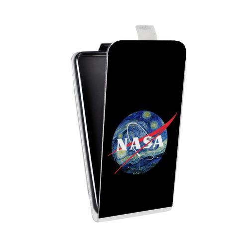Дизайнерский вертикальный чехол-книжка для HTC Desire 601 NASA