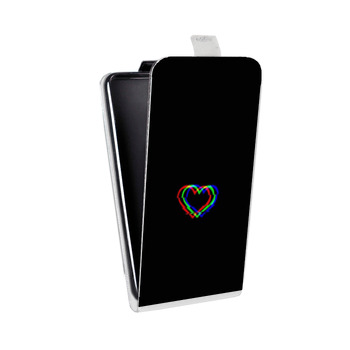 Дизайнерский вертикальный чехол-книжка для HTC Desire 626 Неоновые образы (на заказ)