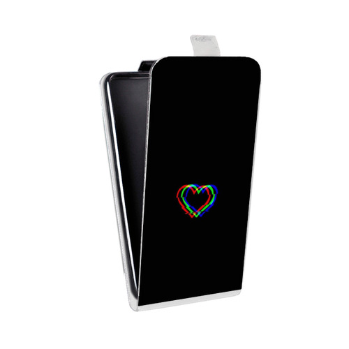 Дизайнерский вертикальный чехол-книжка для ASUS ZenFone 5 Lite Неоновые образы
