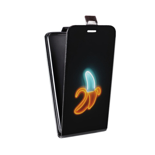 Дизайнерский вертикальный чехол-книжка для Asus ZenFone Live Неоновые образы