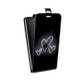 Дизайнерский вертикальный чехол-книжка для HTC Desire 530 Неоновые образы