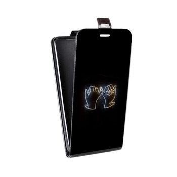Дизайнерский вертикальный чехол-книжка для Samsung Galaxy S10 Lite Неоновые образы (на заказ)