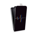 Дизайнерский вертикальный чехол-книжка для Samsung Galaxy A6 Plus Неоновые образы