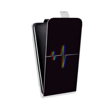 Дизайнерский вертикальный чехол-книжка для Samsung Galaxy J1 mini Prime (2016) Неоновые образы (на заказ)