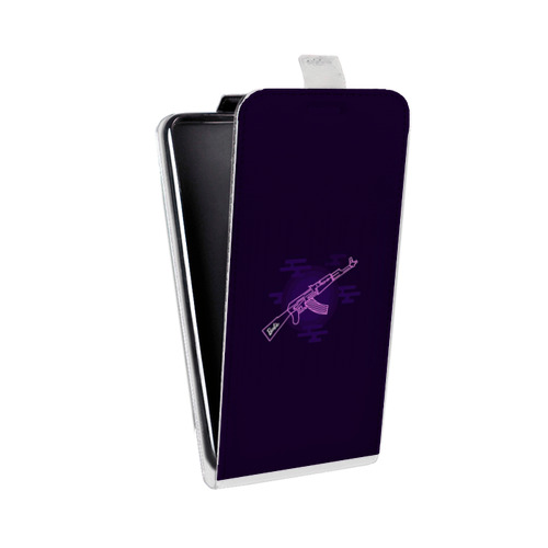 Дизайнерский вертикальный чехол-книжка для Iphone 11 Pro Max Неоновые образы