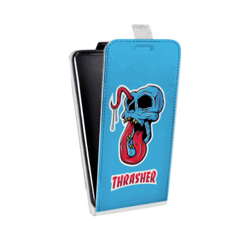 Дизайнерский вертикальный чехол-книжка для Iphone 5s Скейтер стиль (на заказ)
