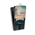 Дизайнерский вертикальный чехол-книжка для Iphone 12 Pro Скейтер стиль