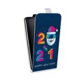 Дизайнерский вертикальный чехол-книжка для LG L70 Happy 2021