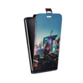 Дизайнерский вертикальный чехол-книжка для Huawei Honor View 30 Pro Cyberpunk 2077